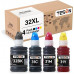 31XL HP 32XL Ink Bottle Replacement 4 colors